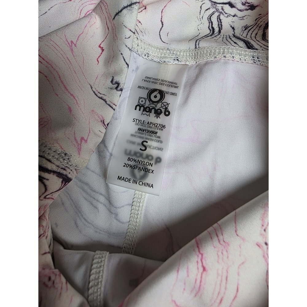 TWO Mono B Leggings Women's Size Small  High-Rise Long Stretch NWT - Picture 4 of 7